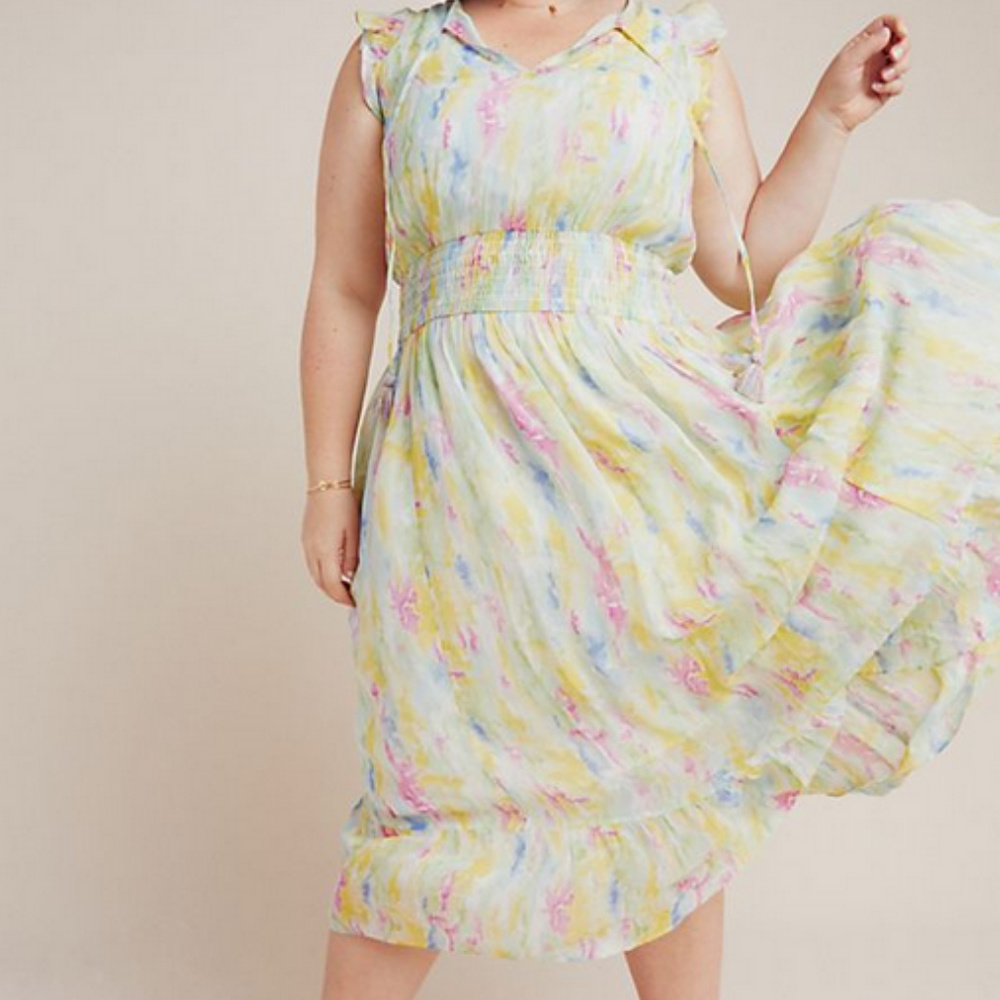 🌟HP🌟 Watercolor Dress - Picture 6 of 7